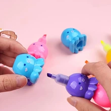 1pc 5-in-1 cute Octopus Highlighter marker pen,For Mark Key Points Drawing