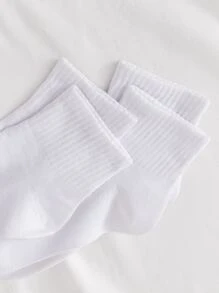 5pairs Men Solid Breathable Casual Ankle Socks For Daily Life - Multicolor - View 2