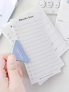 6 Cái/gói Tam Giác Sinh Viên Văn Phòng Phẩm Kẹp Để Bảo Vệ Tập Tin Và Đóng Sách, 2 Xanh Dương + 2 Trắng + 2 Xanh Lá, giấy Văn Phòng Sắp Xếp - Nhiều màu - Xem 3