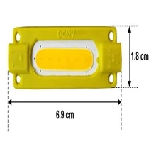 Plasma Module Chip Type 6 Led Cob 5730 Various Colors 20 Pieces - Yellow - View 4