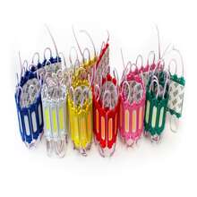 Modulo Plasma Tipo Chip 6 Led Cob 5730 Varios Colores 20 Piezas - Rojo - Ver 2