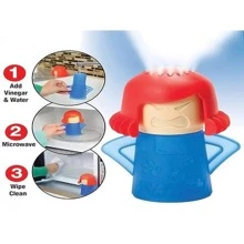 1pc Angry Mom Microwave Cleaner For Kitchen - Blue - View 4