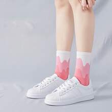 8 đôi Vớ thủy thủ đoàn thời trang đồ họa dành cho nữ cho cuộc sống hàng ngày - Nhiều màu - Xem 6