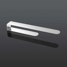 1入自粘式毛巾架,浴巾架,壁掛式,無需鑽孔 - 銀色 - 查看 3