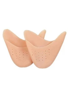 Protezione in silicone per le dita dei piedi per tacchi alti, cuscinetti ammortizzanti morbidi per regolare la misura delle scarpe, previene vesciche e calli (per dita dei piedi grandi o piccole) per tacchi alti da donna e scarpi sportivi da uomo per uso quotidiano estivo