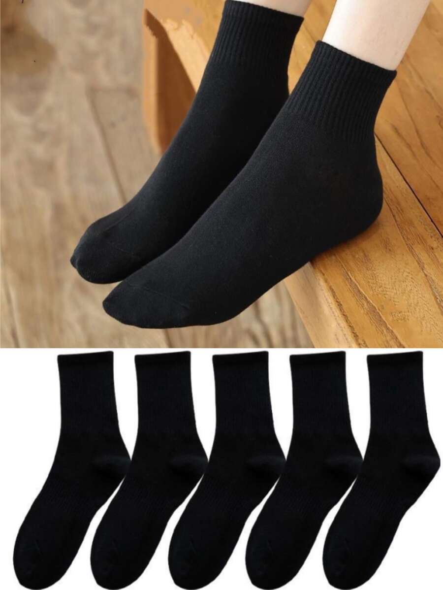 Women Crew Socks - màu đen - Xem 1