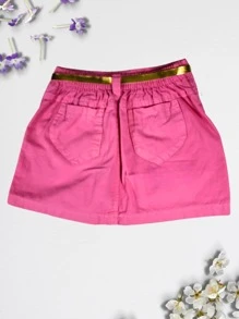 Toddler Girl Skirts - Màu Hồng baby - Xem 2