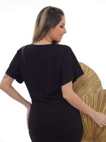 Women Two-piece Outfits - màu đen - Xem 4