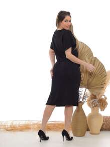 Women Two-piece Outfits - màu đen - Xem 5