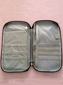 Travel Wallet Big Capacity Passport Cover Documents Card Holder Clutch Passport Organizer