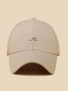 Mujer 1 pieza Gorra de béisbol con patrón de onda casual para vida diaria - Caqui - Ver 3