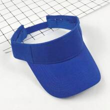 1入組中性純顏色棒球帽帶可調節頭圓周,太陽帽 - 寶藍色 - 查看 3