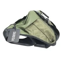 Cangurera Riñonera de Vinipiel Verde Militar de Moda para Hombre - Verde militar - Ver 3