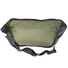 Cangurera Riñonera de Vinipiel Verde Militar de Moda para Hombre - Verde militar - Ver 2