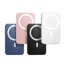 Buku Magnetic Power Bank Wireless Charging 3,000 Mah (Wr-86) - White - View 1