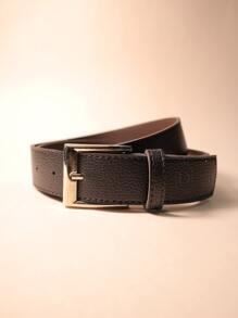 男性復古運動皮帶，適用於戶外運動和度假日常外出或作為送男友或學生的禮物 - 黑色 - 查看 1