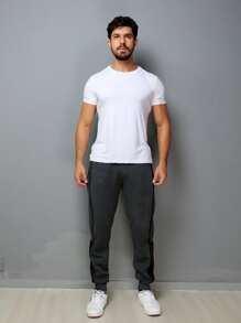 Men Sweatpants - Màu xám đen - Xem 8