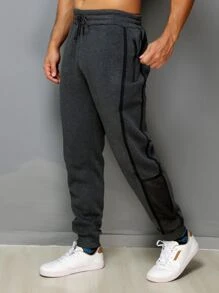 Men Sweatpants - Màu xám đen - Xem 1