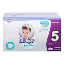 Bbtips Unisex Disposable Diaper Size 5 100 Pcs - 紫色 - 查看 2