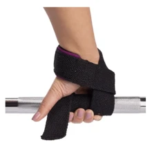 Straps Lifting Gym Pesas Crossfit Gimnasio Correas Levantamiento - Negro - Ver 4