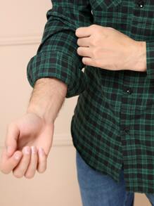 Men Shirts - 綠色 - 查看 6