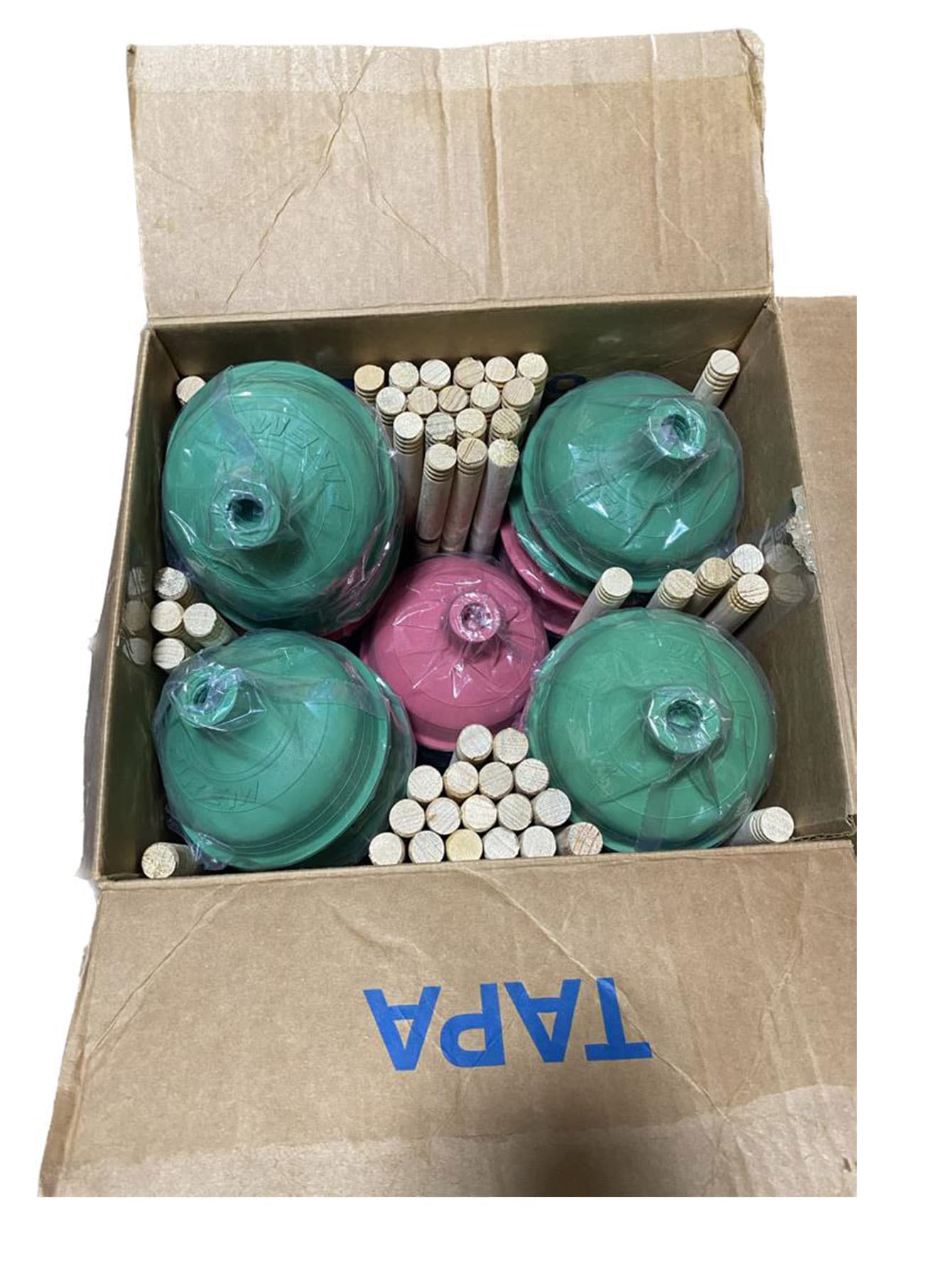 Caja De Destapador De Baño Ventosa Destapacaños De Inodoro 50pz - Multicolor - Ver 1