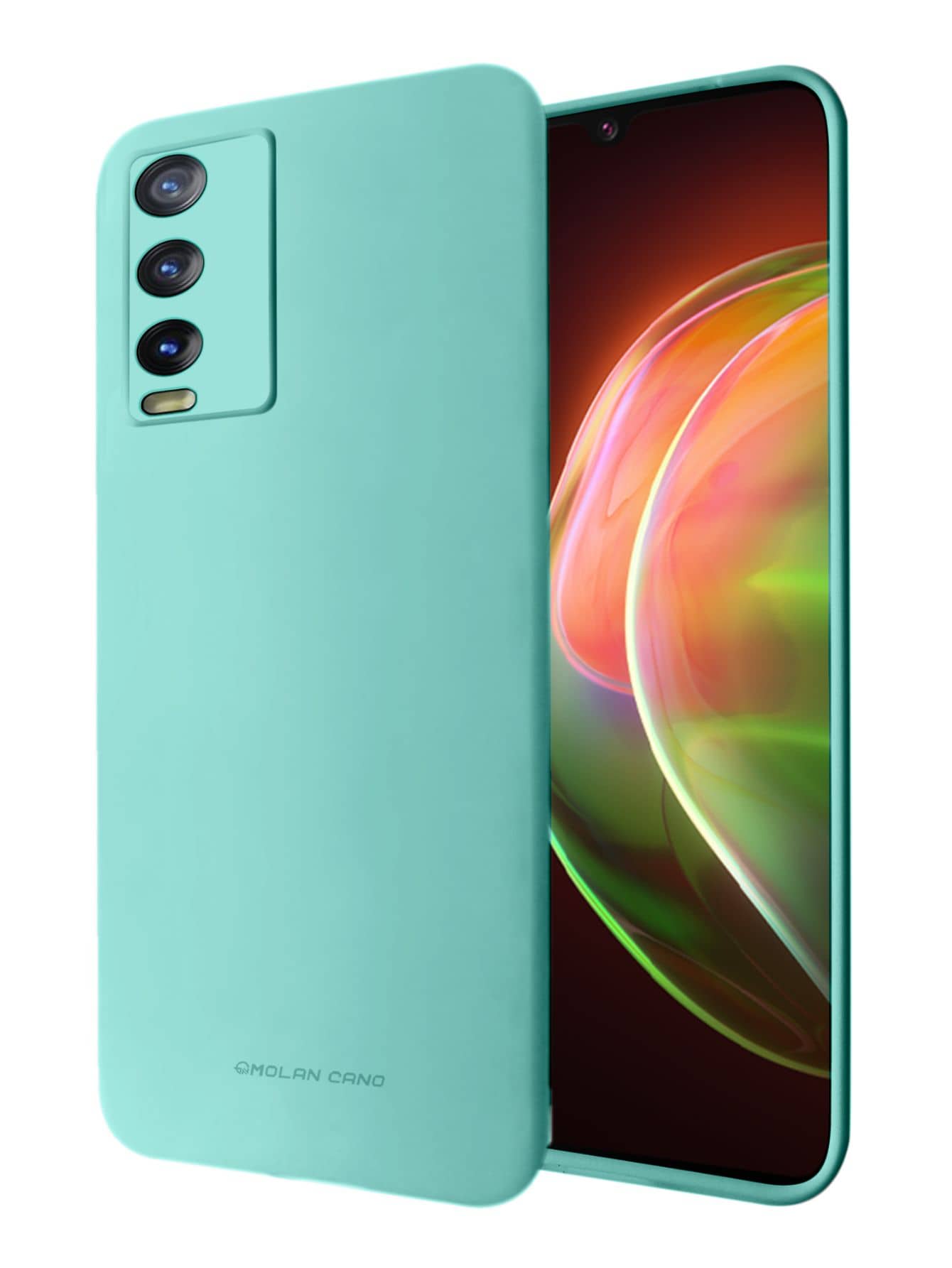 Molan Cano Soft Silicon Case For Vivo Y20 Y11s - Mint Green - View 1