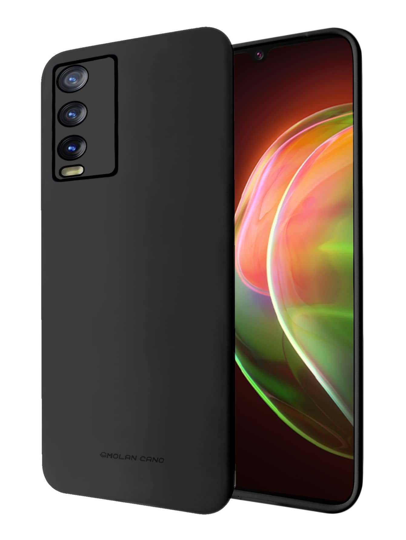 Molan Cano Soft Silicon Case For Vivo Y20 Y11s - 黑色 - 查看 1