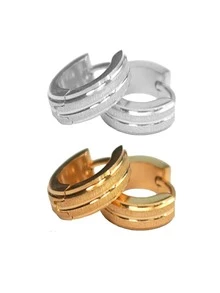 Hoop Earrings - 金色 - 查看 2