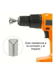 Vmingo 1 Pieza Herramienta Chaflan Desbarbado Tornillo Biselado Acero Inoxidable Chaflan Externo Desbarbador Taladro - Plateado - Ver 6