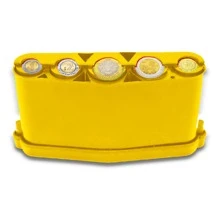 Marimba Porta Monedas De Resorte 1 Pieza - Amarillo - Ver 1