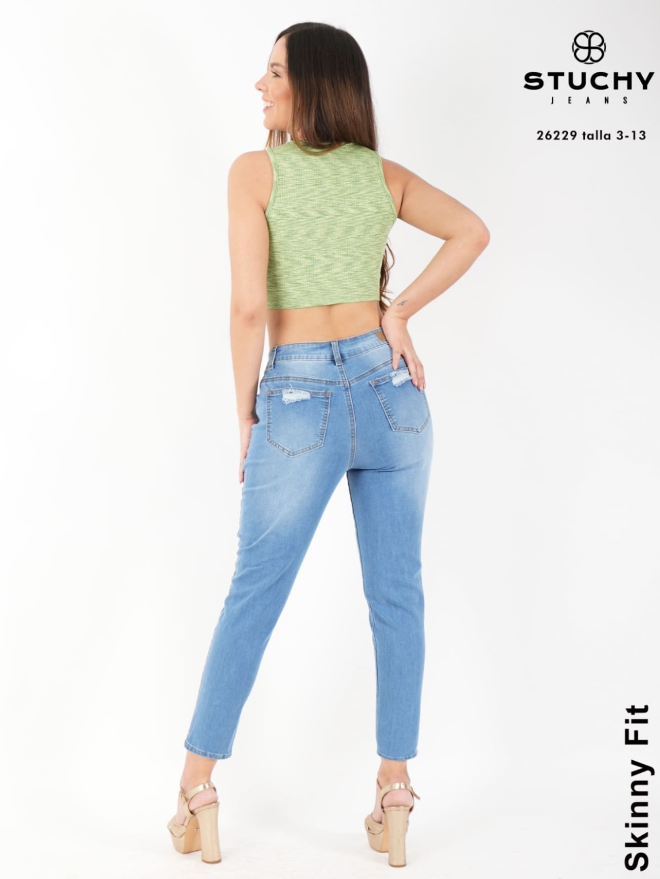 Jeans STUCHY Skinny Fit 26229 - Azul - Ver 1