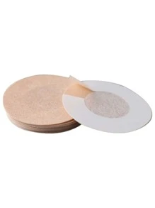 10 TAPAPEZONES DE TELA PEZONERA DE UN SOLO USO FORMA AL AZAR - Albaricoque - Ver 5