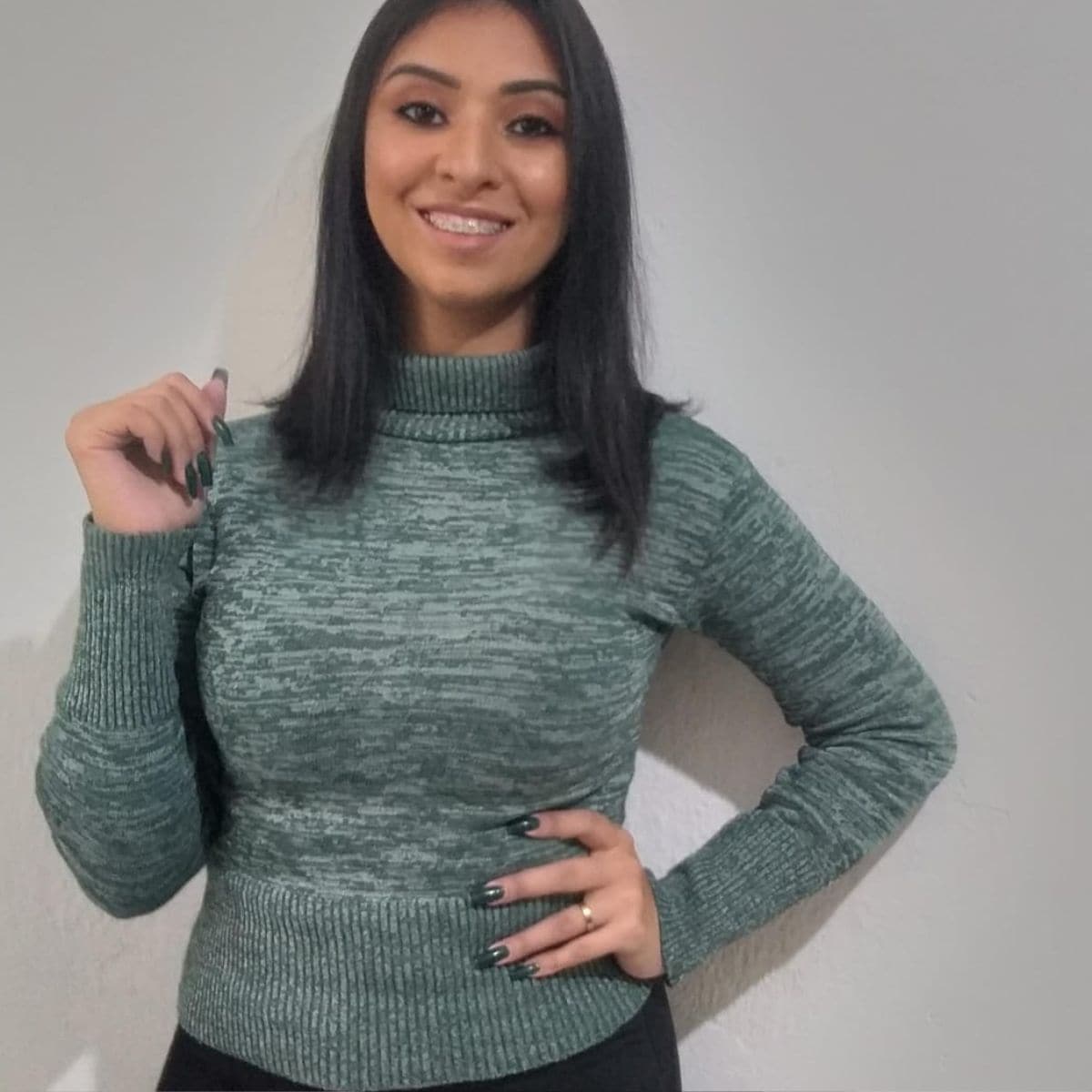 Women Blouses - màu xanh lá - Xem 1