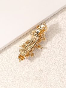 1 Kẹp Tóc Hoa Kim Cương Giả Sau Đầu Kẹp Nữ Mùa Xuân Kẹp Tóc Đồ Trang Trí - Màu tím - Xem 4
