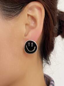 1對圓耳釘 - 彩色 - 查看 1