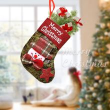 1 trang trí treo tất Giáng sinh - màu xanh lá - Xem 1