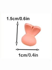 50 piezas Pinzas de cabello pequeño animal en forma de minimalista garra clips