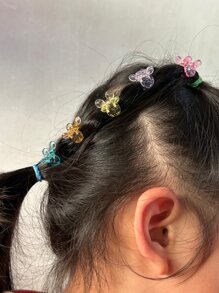 50 piezas Pinzas de cabello dulce simple