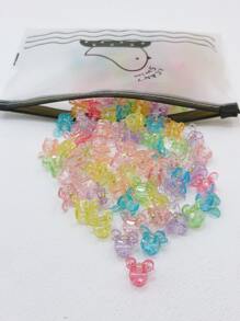 50 piezas Pinzas de cabello dulce simple