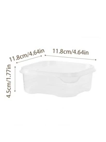 1 pieza refrigerador Congelador carne Caja de almacenamiento - Blanco - Ver 2