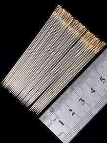 25pcs Gold Tail Big Eye Hand Sewing Needles - Multicolor - View 4