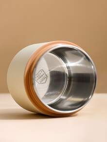 1pc Portable Lunch Bag & 1pc Lunch Box - Brown - View 5