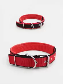 Supet Fashionable Solid Color Pet Collar