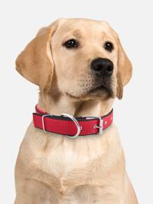 Supet Fashionable Solid Color Pet Collar