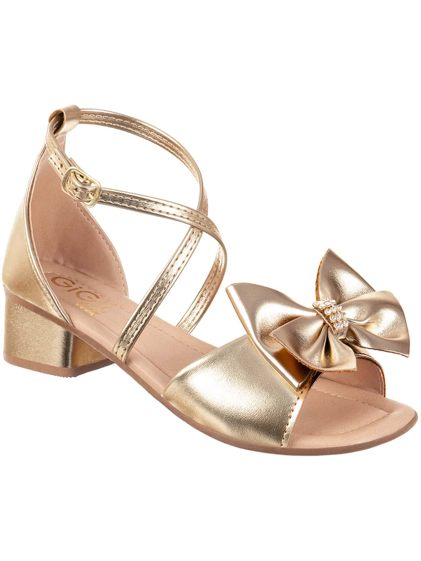 GiGiL Kids Heeled Sandals - 金色 - 查看 1