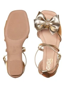 GiGiL Kids Heeled Sandals - 金色 - 查看 2