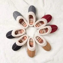 ULTRAIDEAS Women's Fuzzy Bedroom Slippers With Memory Foam, House Fluffy Comfy Shoes Ladies Indoor Outdoor - 黃色 - 查看 5