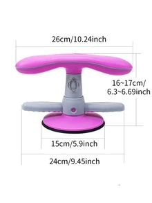 Sit-up Assistant Suction Type Abdominal Exercise Equipment For Home Gym - Pink - View 9