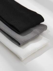 3pcs Solid Hair Band  For Back To School Casual - Multicolor - View 3